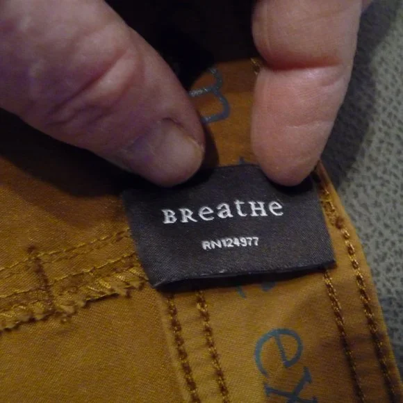 PRANA BREATHE SLIM FIT BROWN/GREEN OUTDOOR HIGHKING ATHLEISURE MAN PANTS  40/30 - Picture 11 of 13